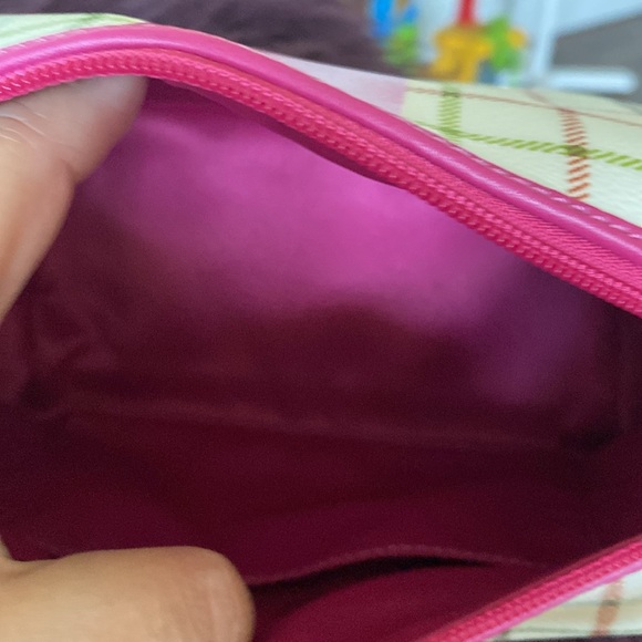 BNWT Tat Top Pink Handle Crossgrain Leather and Coated Canvas Coach Mini Bag - Picture 11 of 13